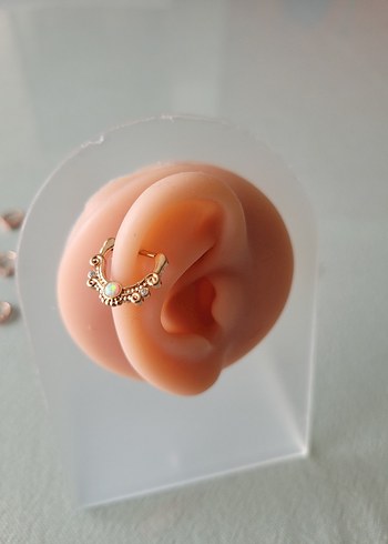 paslanmaz çelik rose halka piercing küpe - Görsel 4