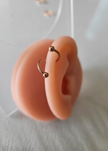 paslanmaz çelik rose halka piercing küpe - Görsel 18