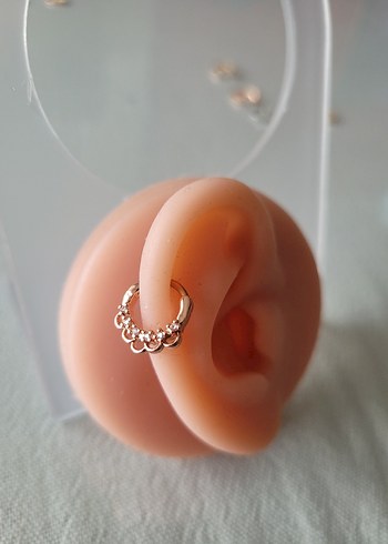 paslanmaz çelik rose halka piercing küpe - Görsel 15