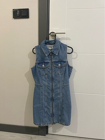 s Beden Zara denim elbise