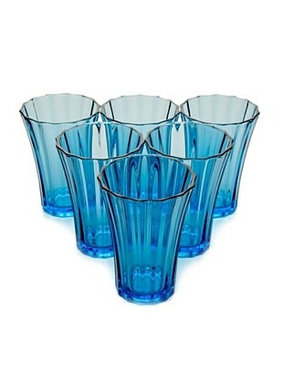Paşabahçe Mavi kahve yanı su bardağı 110ml