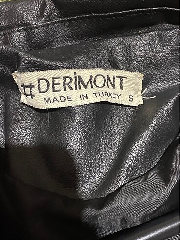 s Beden siyah Renk Deri ceket
