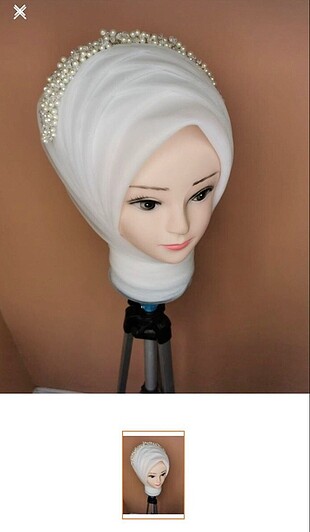 Hazır türban duvak