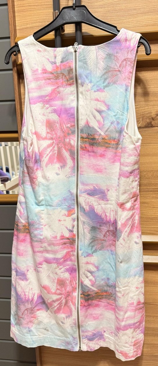 Pastel Renkli Batik Desenli Bohem elbise - Görsel 2