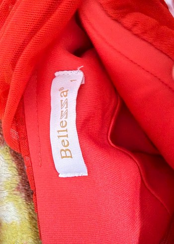 Kırmızı Uzun Drapeli Kadın abiye - Görsel 3