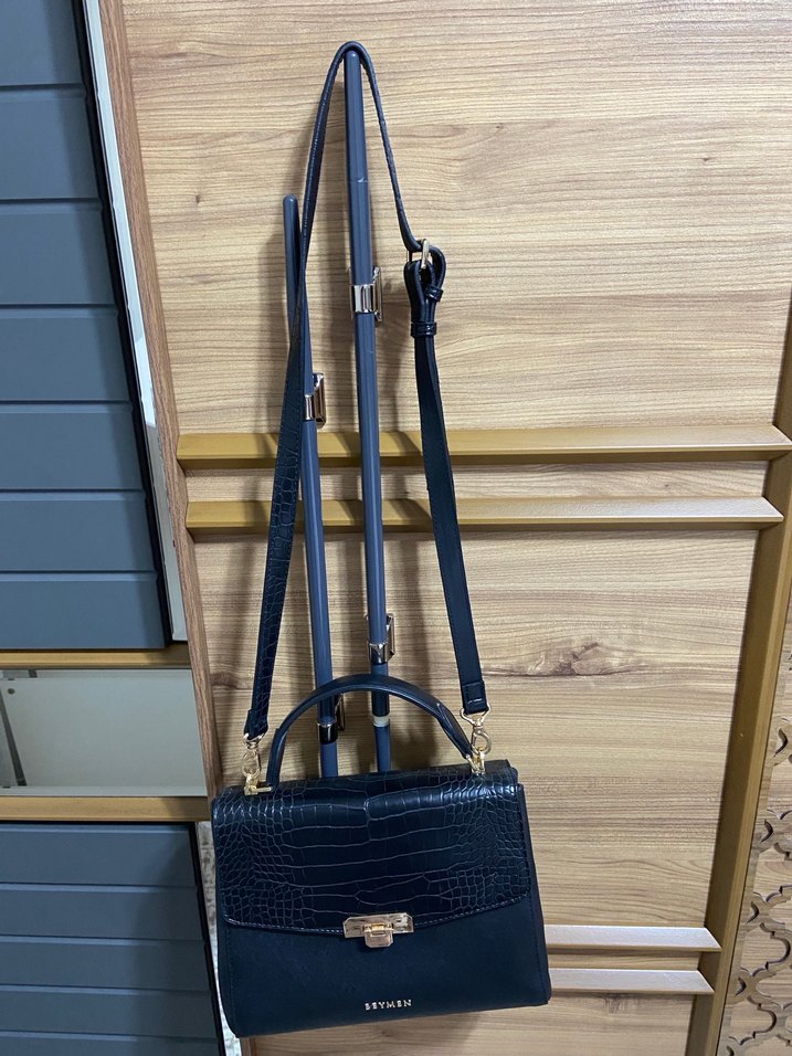 Beymen Siyah Deri Kadın Çanta - Görsel 3