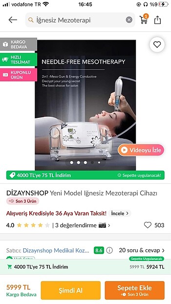 Diğer İğnesiz mezoterapi