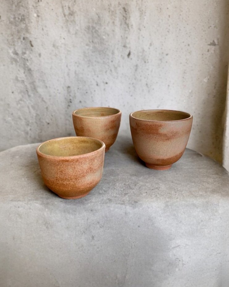 Bej Pastel Seramik Bardak Seti - Görsel 3