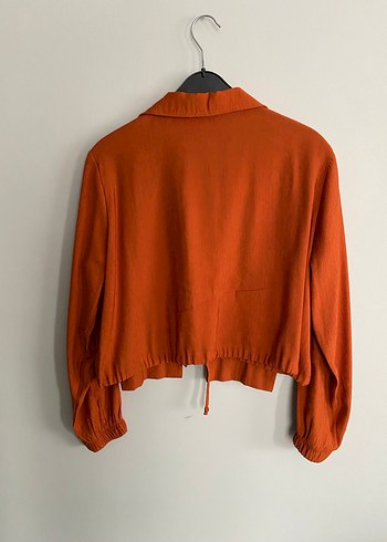 Düğmeli Uzun Kollu Kadın Gömlek - Görsel 3