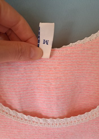 m Beden Pembe Pamuklu Kısa Kadın Atlet