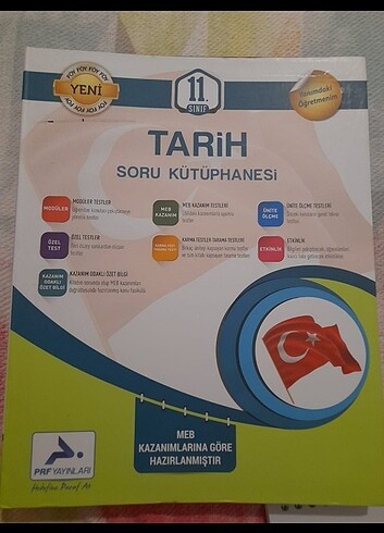 Paraf yayınları Tarih soru Bankası 