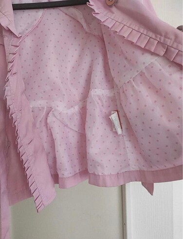 Mayoral pembe trençkot - Görsel 5