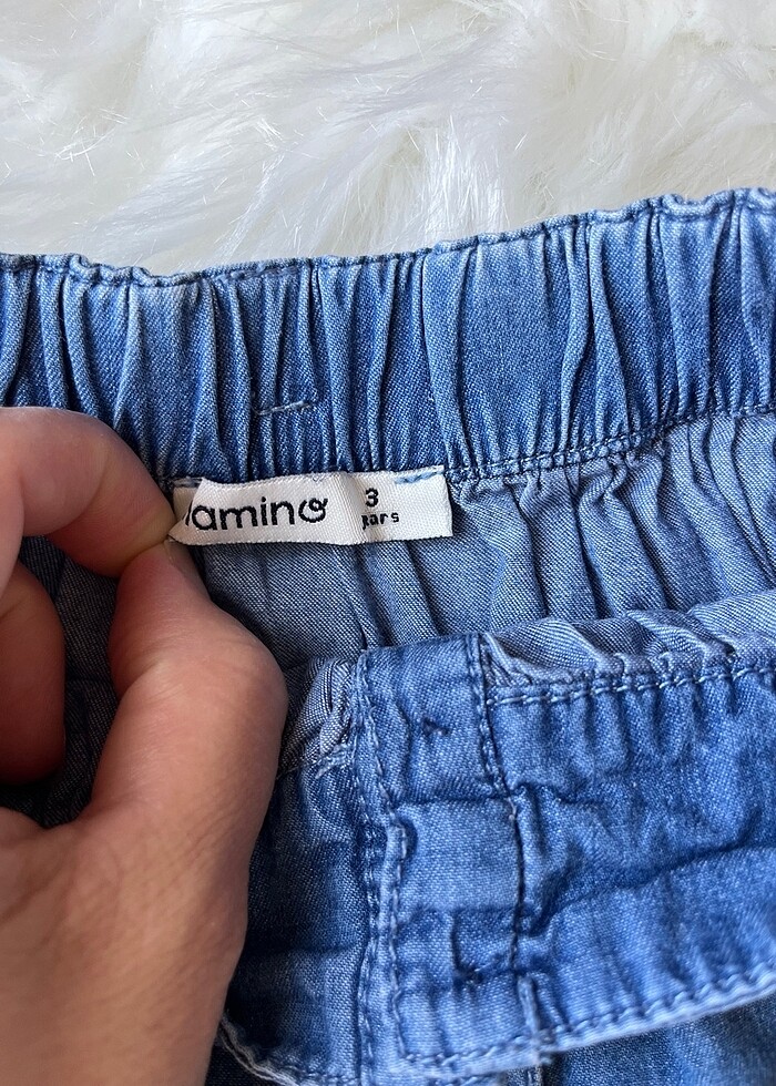 İdilbaby mamino mavi kot etek - Görsel 3