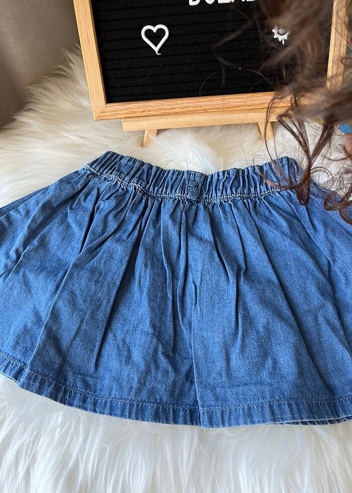 İdilbaby mamino mavi kot etek - Görsel 2