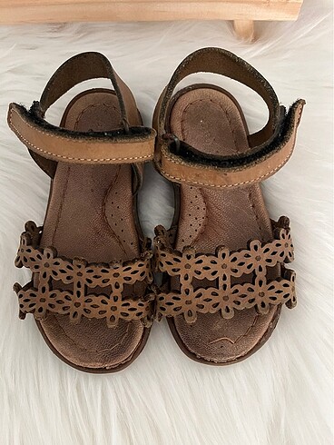 Hakiki deri sandalet - Görsel 2