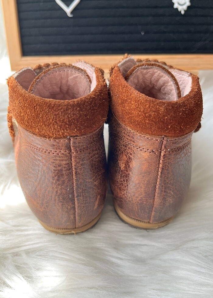 Bebbini Hakiki deri kız çocuk bot - Görsel 3