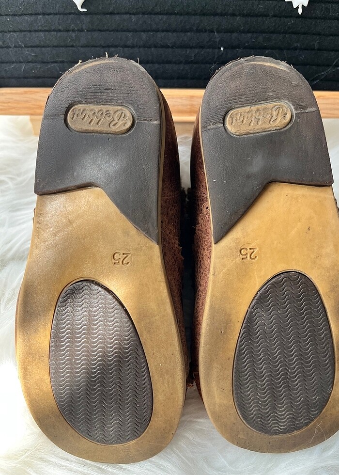 Bebbini Hakiki deri kız çocuk bot - Görsel 5