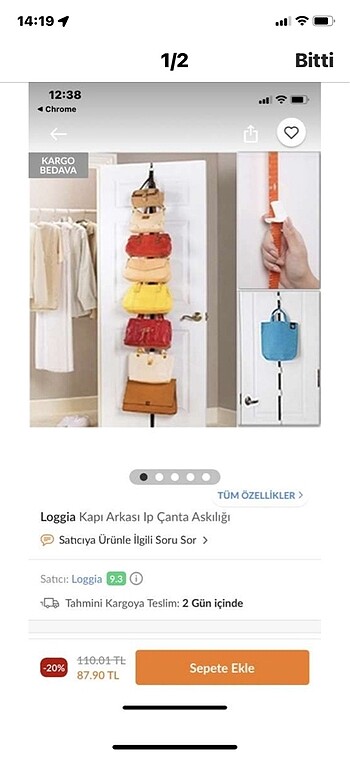 Diğer Çanta asma aparatı