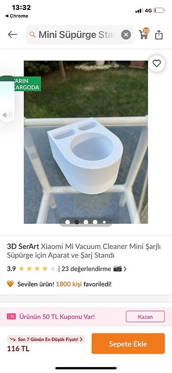 Ixomi mini süpürge standı