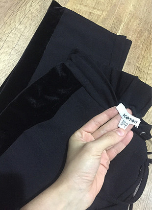 36 Beden siyah Renk Şifon pantolon 