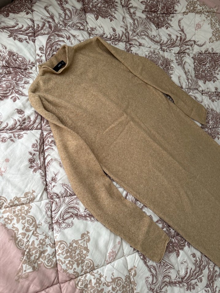 Bohem Tarzı Uzun Örme Kadın Elbise - Görsel 3