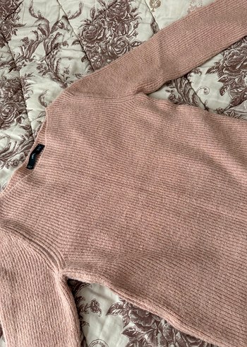 Pembe Triko Kadın Kazak - Görsel 2