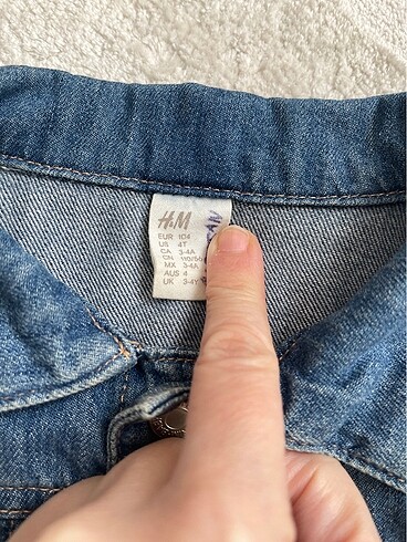 H&M Kız çocuk kot ceket