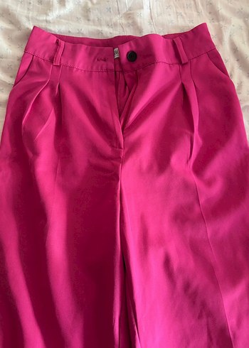 Pembe kumaş pantolon - Görsel 3