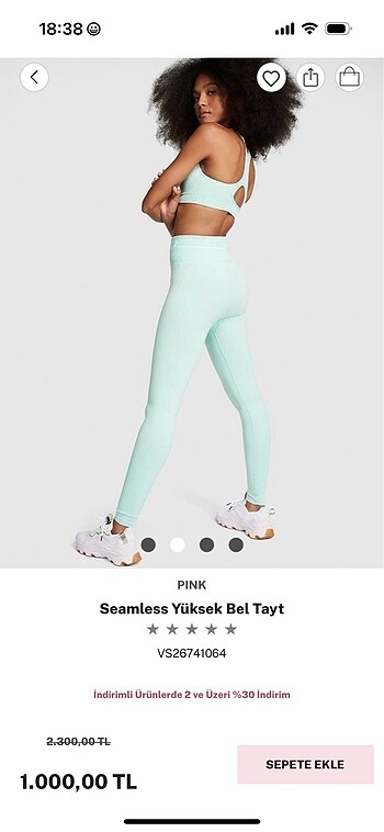 Victoria s Secret VİCTORİA SECRET YÜKSEK BEL TAYT
