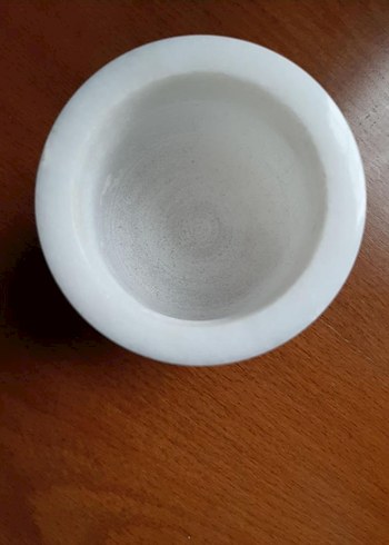 Gerçek mermer kalemlik/mumluk/obje - Görsel 2