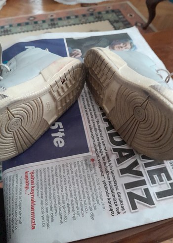 Pembe Baskılı Kız Çocuk Spor Ayakkabı Velcro - Görsel 3