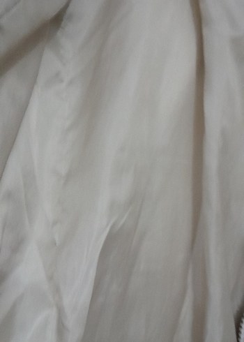 Bej Midi Boy Kemerli Kadın Yağmurluk - Görsel 3