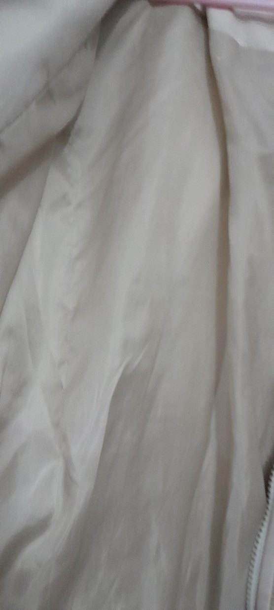 Bej Midi Boy Kemerli Kadın Yağmurluk - Görsel 3