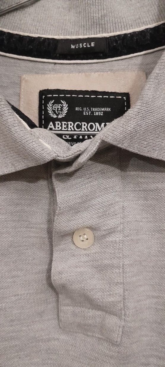 Gri Erkek Uzun Kollu Basic Polo Tişört - Görsel 2