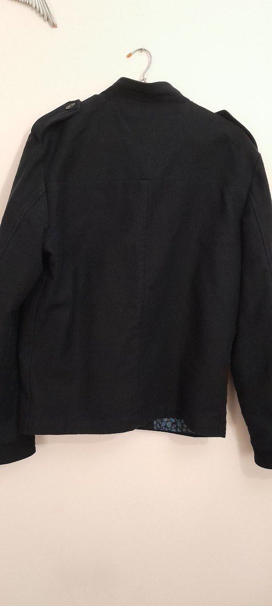 Siyah Fermuarlı Erkek Ceket - Görsel 2