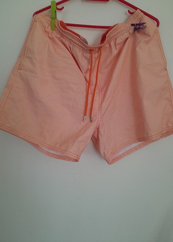 Düğmeli Pembe Erkek Mini Şort - Görsel 2