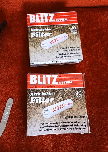 BLITZ Filtreli Tütün Lüleleri ve Aksesuarları