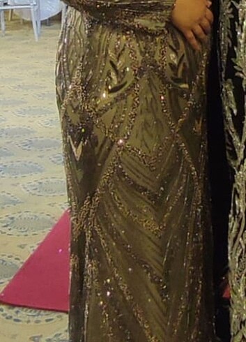 Kasnak işi işlemeli abiye geçen ay alındı Ahmet Aydın  - Görsel 3