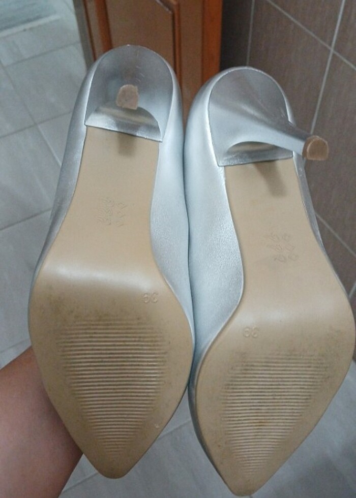 39 numara topuklu ayakkabı10cm - Görsel 4