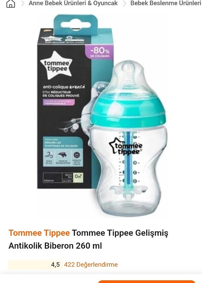 2adet farklı bıberon tommetıppee.tanesı 250 - Görsel 3