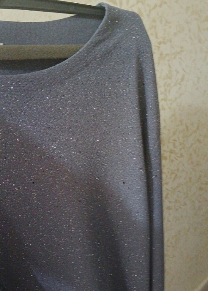 2 lı ustu tul 46 48 rahat esnek koyu grıelbıse abiye  - Görsel 3