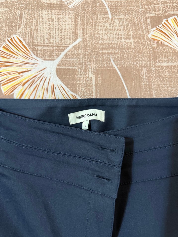 Kadın Lacivert Ofis Kumaş Pantolon - Görsel 2