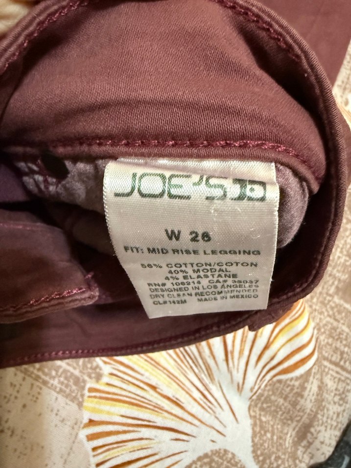 JOE'S JEAN Bordo Kadın Günlük Kumaş Pantolon - Görsel 2