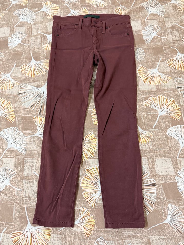 JOE'S JEAN Bordo Kadın Günlük Kumaş Pantolon - Görsel 3