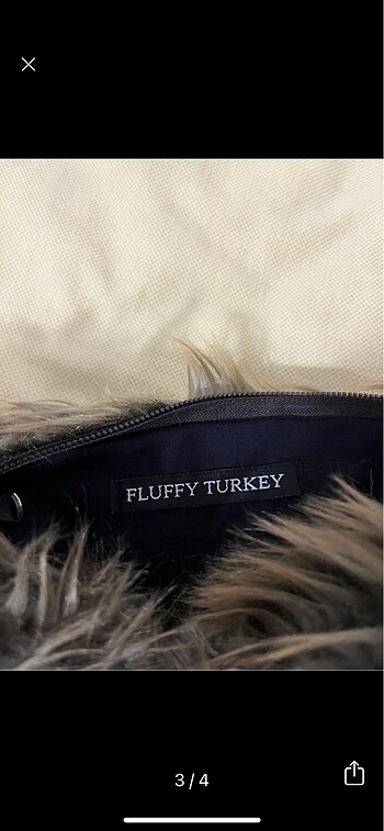  Beden fluffy çanta