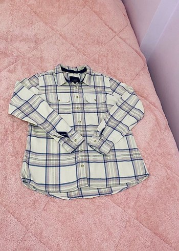Marks Spencer 38 beden kareli gömlek kışlık