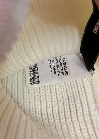 5-8 Yaş, 22 cm Beden beyaz Renk Lc Waikiki 7-10 yaş ponponlu bere