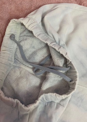 38 Beden 38 beden batik desen jogger eşofman alt yüksek bel eskitme rengi