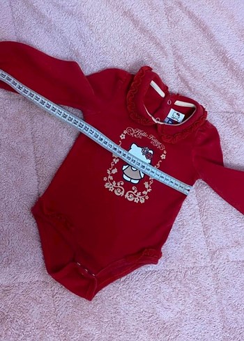 Hello Kitty 6-9 ay bebe yaka body kız bebek - Görsel 4