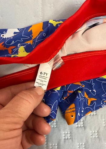 Penti 6-7 yaş balık desen mayo - Görsel 4